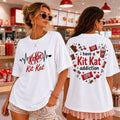 Heartbeat Lover I Have A Kit Kat Addiction T-Shirt Hilarious Shirts Gift Ideas For Her