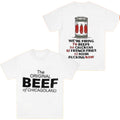 The Original Beef Of Chicagoland Merch We_re Firing 76 Beefs T-Shirt Gifts For Dudes