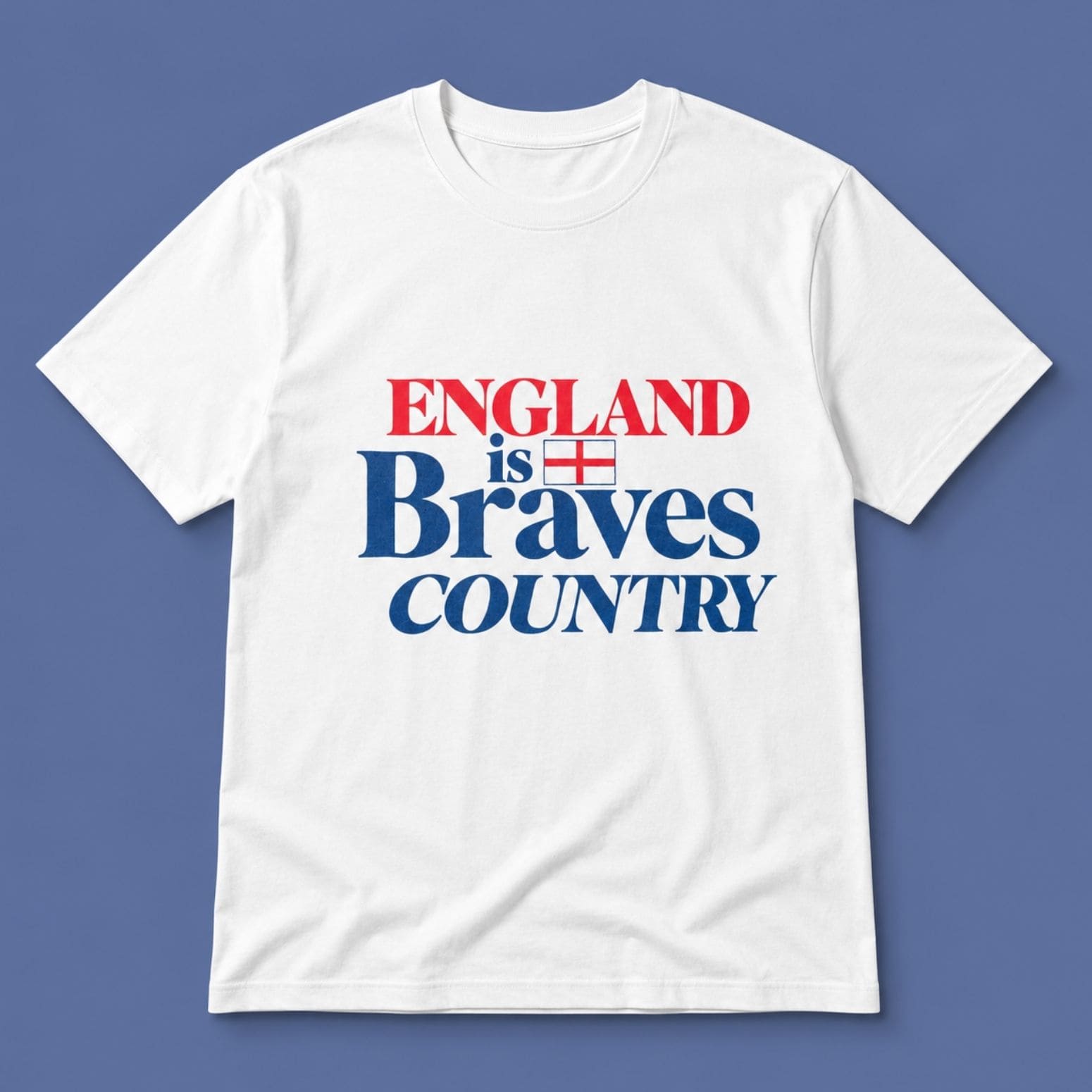 England Is Braves Country T-Shirt England Braves Merch Gift For Sport Fans