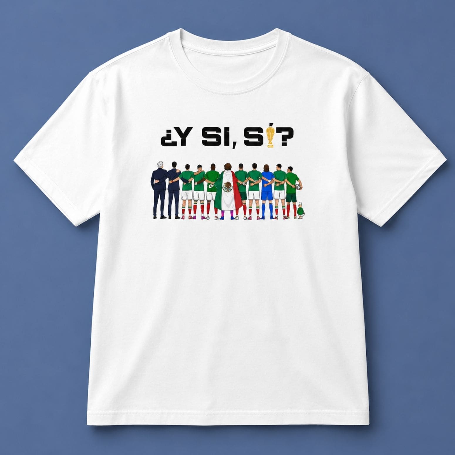 Y Si Si Mexico Cartoon World Tour T-Shirt Mexico Y Si Merch Gift For Pop Rockers