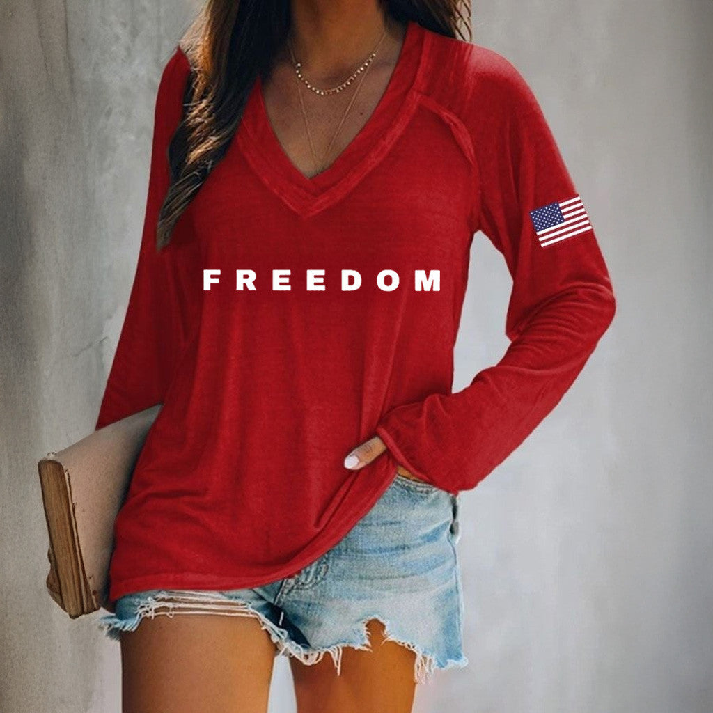Freedom Shirt Charlie Kirk Turning Point USA Clothing Charlie Kirk Merch Gifts For Trump Lovers - Loomnari