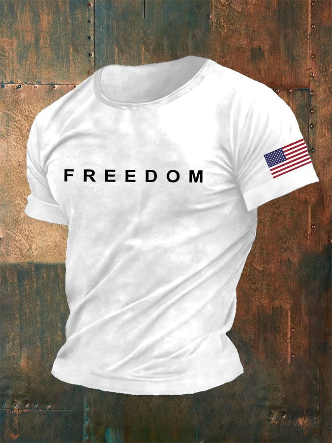 Freedom Shirt Charlie Kirk Turning Point USA Clothing Charlie Kirk Merch Gifts For Trump Lovers - Loomnari