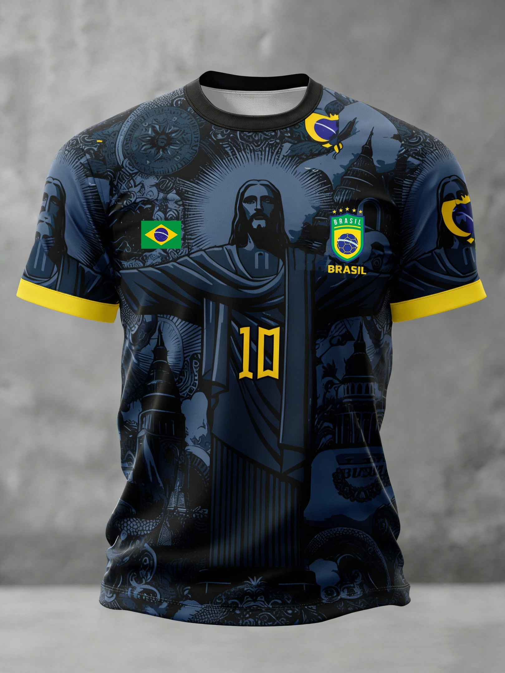 Brazil World Cup 2026 Merch Christ The Redeemer T-Shirt Gift For Brazil Soccer Supporters