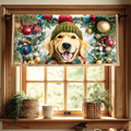 Holiday Golden Spirit Quilted Valance NCU0TD682
